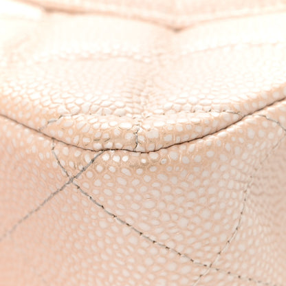 Chanel Iridescent Caviar Quilted Jumbo Double Flap Beige 12 of 21