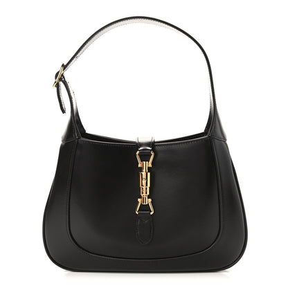 Gucci Boarded Dyana Lux Calfskin Small Jackie 1961 Hobo Black 1 of 11