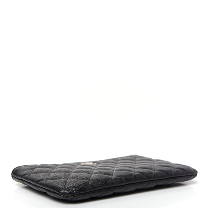 Chanel Caviar Quilted Cosmetic Case Black 4 of 7