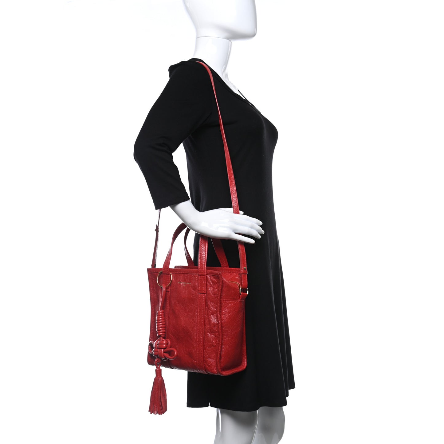 Agneau XS Bazar Shopper Tote Rouge Groseille
