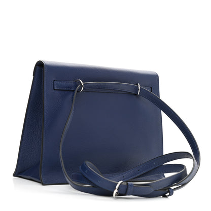 Hermes Evercolor Verso Kelly Danse II Belt Bag Bleu Saphir Bleu France 3 of 9