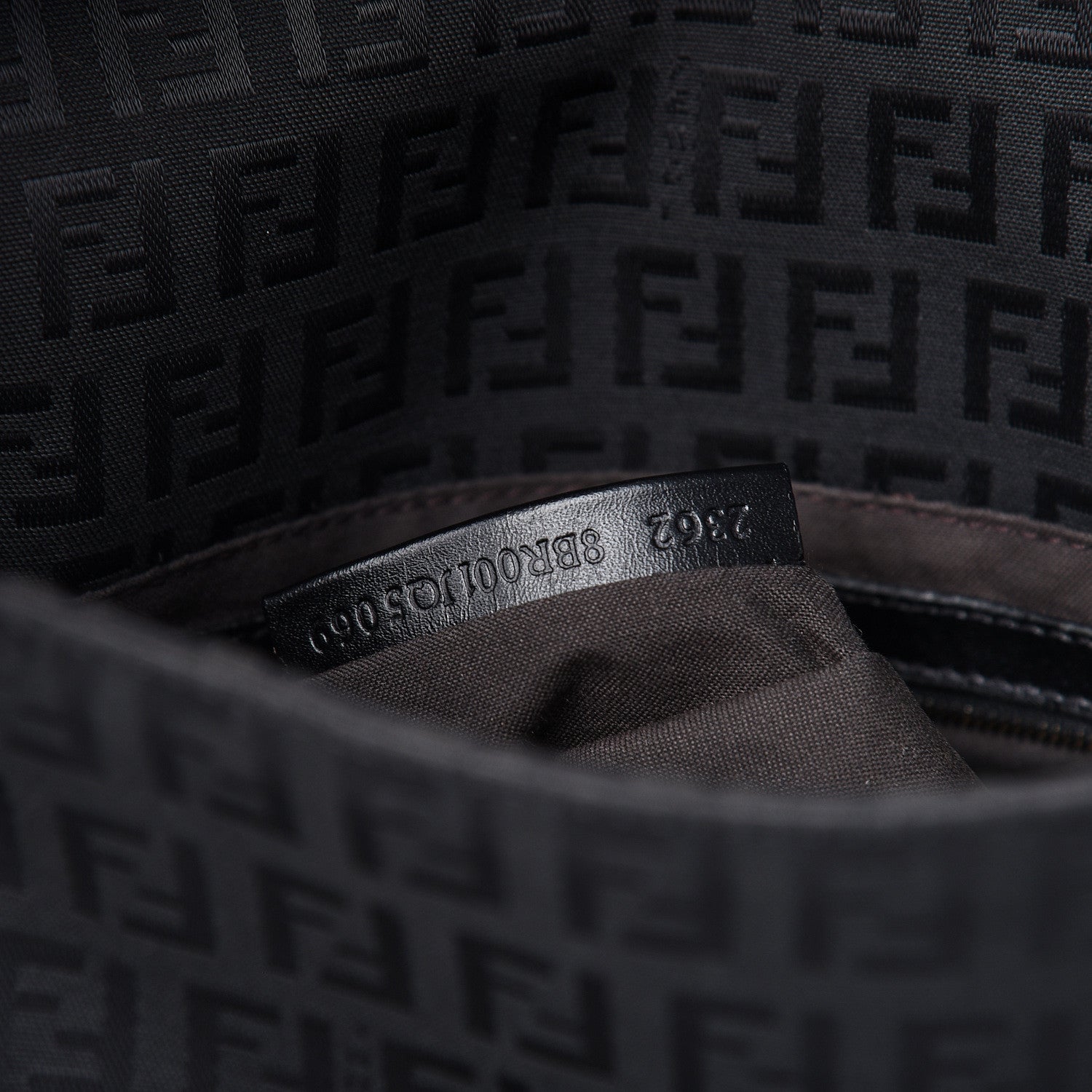 Fendi Zucchino Mama Baguette Black 7 of 17