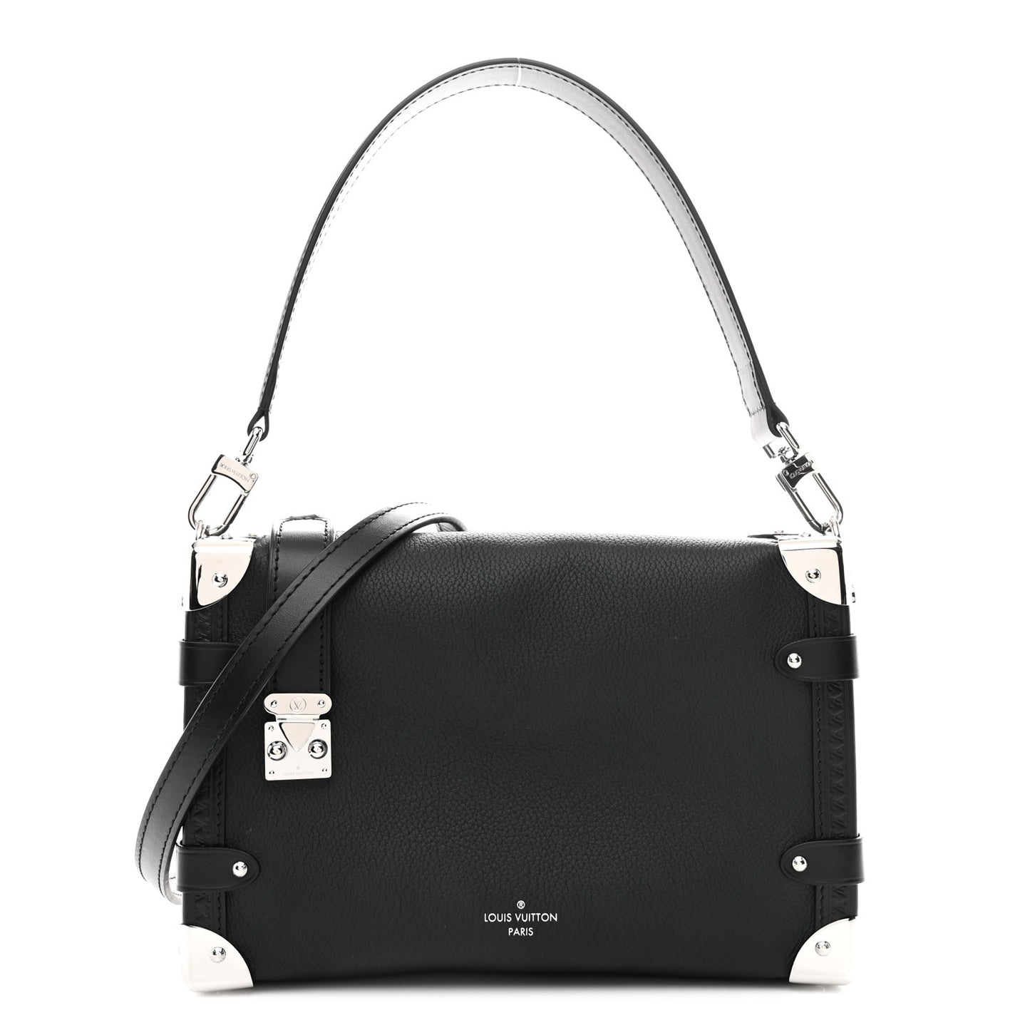 Calfskin Side Trunk MM Black