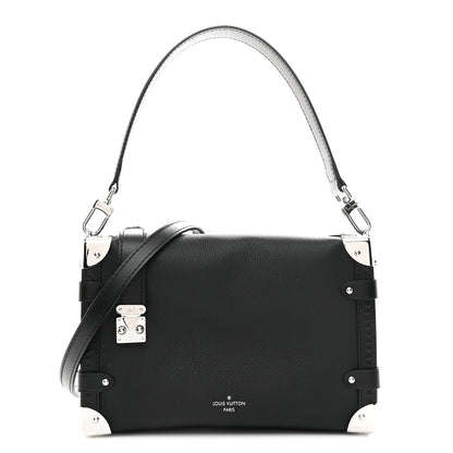 Louis Vuitton Calfskin Side Trunk MM Black 1 of 10