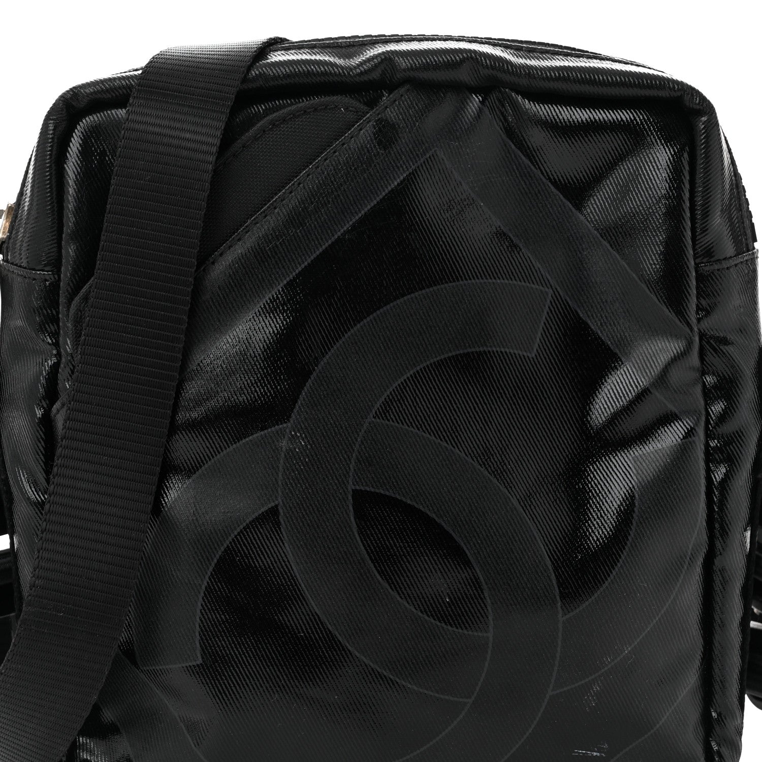 Chanel Coated Canvas Sport Crossbody Black 8 of 11