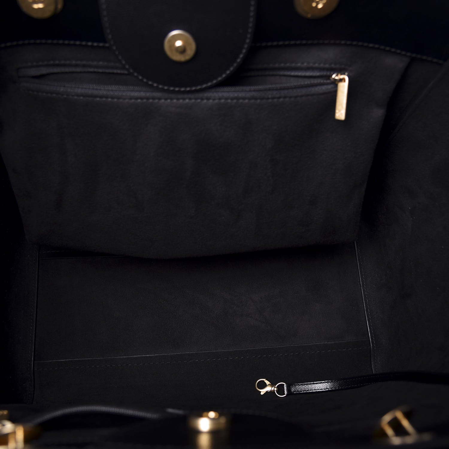 Chanel Caviar Medium Studded Deauville Tote Black 4 of 10