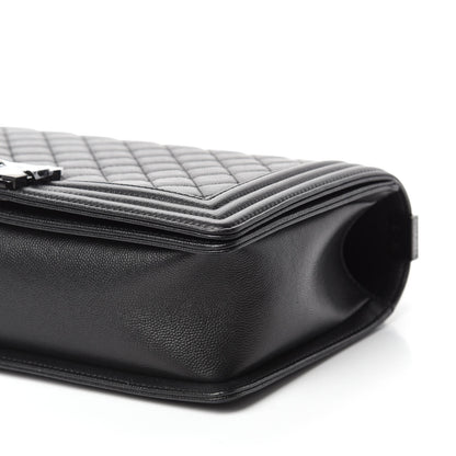 Chanel Caviar Quilted New Medium Boy Flap So Black 7 of 11