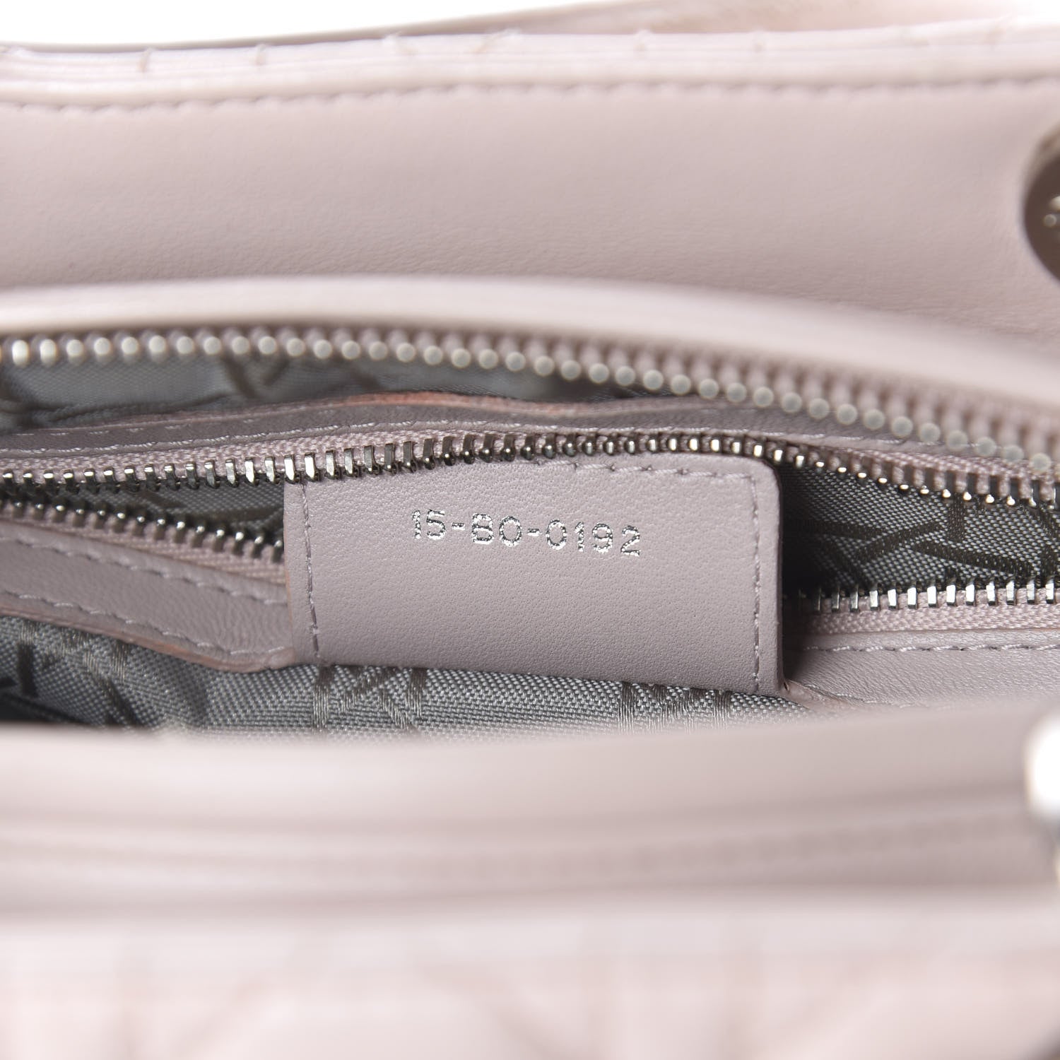 Christian Dior Lambskin Cannage Medium Lady Dior Light Pink 6 of 9