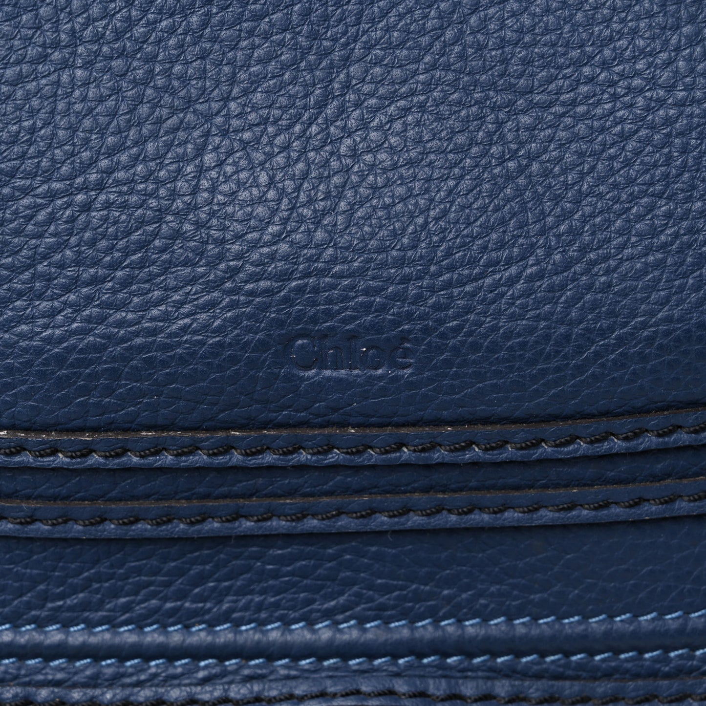 Calfskin Large Marcie Satchel Royal Navy