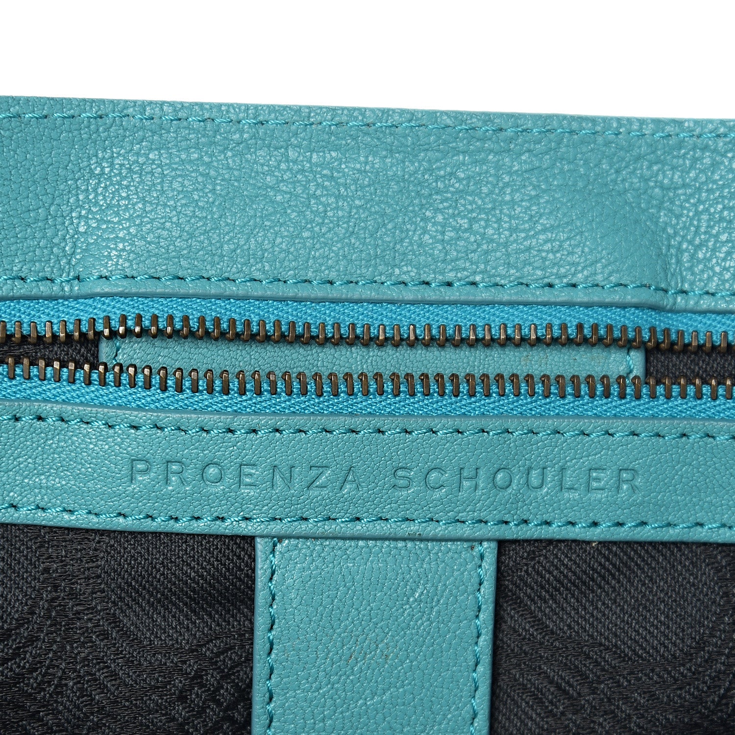 Proenza Schouler Lambskin Medium PS1 Satchel Lagoon 5 of 12