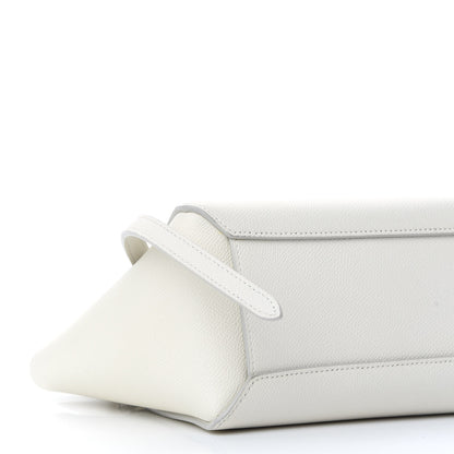 Celine Grained Calfskin Nano Belt Bag White 8 of 11