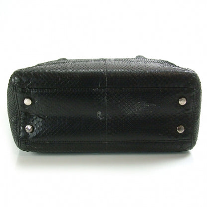 Chanel Python Cerf Shopper Black 5 of 11