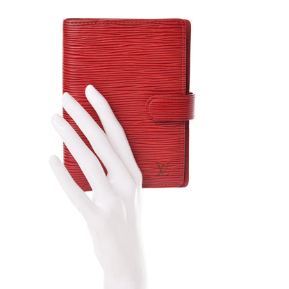 Louis Vuitton Epi Small Ring Agenda Cover Castillan Red 2 of 10