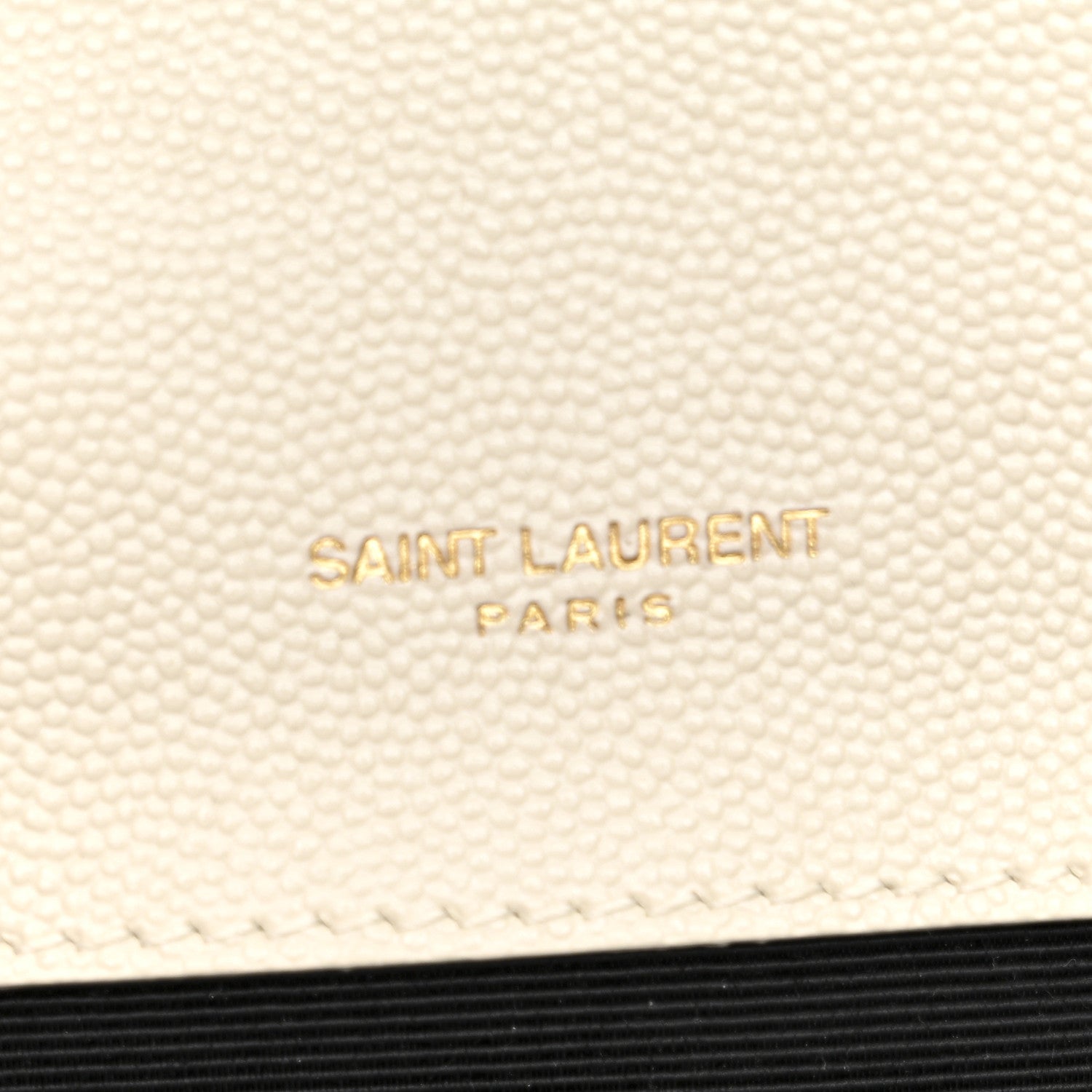 Saint Laurent Grain De Poudre Textured Mixed Matelasse Medium Triquilt Monogram Satchel Crema Soft 7 of 11