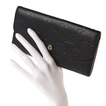 Louis Vuitton Empreinte Emilie Wallet Black Dune 2 of 7