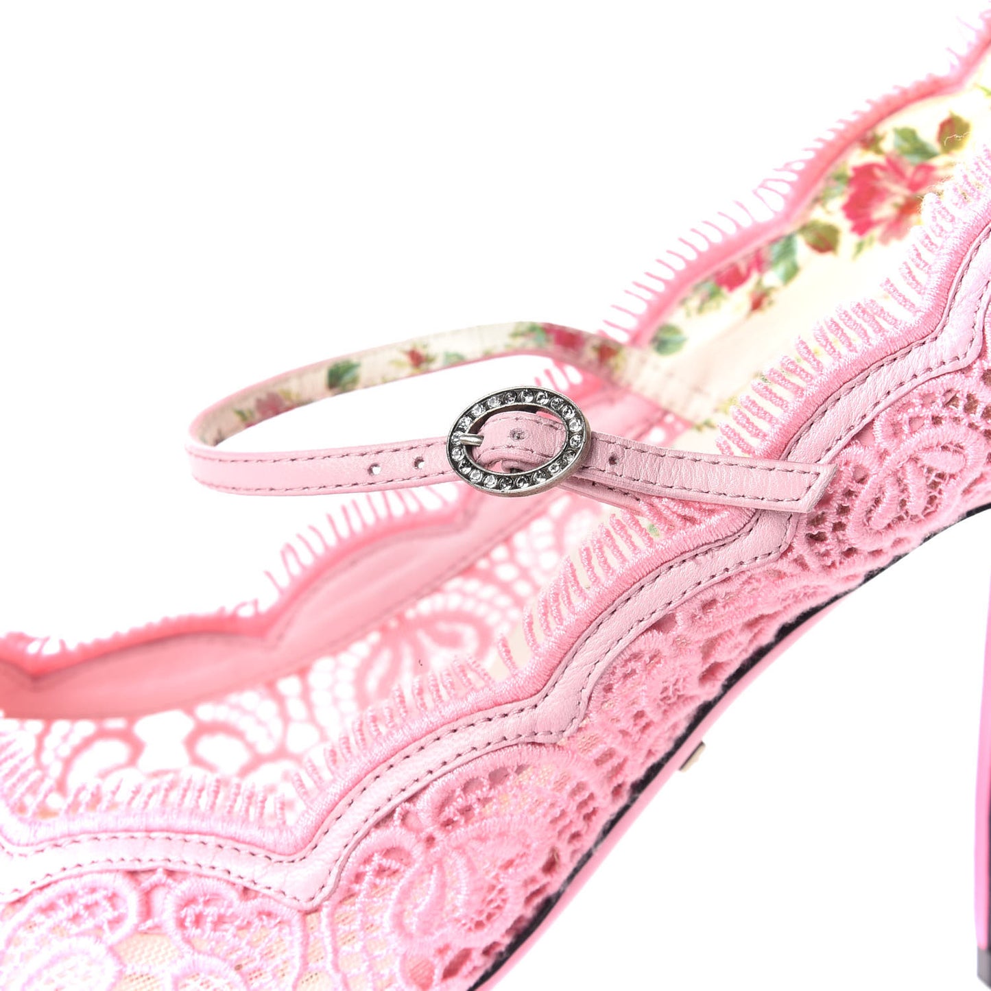Lace Pizzo Venice Pumps 39 Sugar Pink