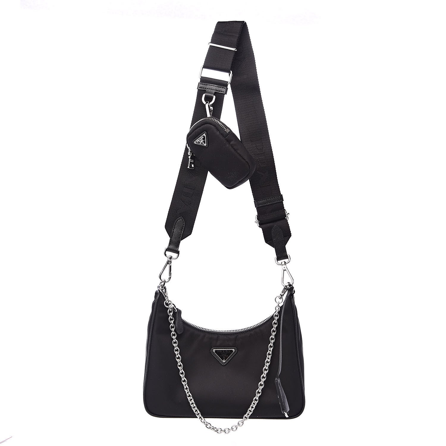 Prada Nylon Re-Edition 2005 Shoulder Bag Black 1 of 11
