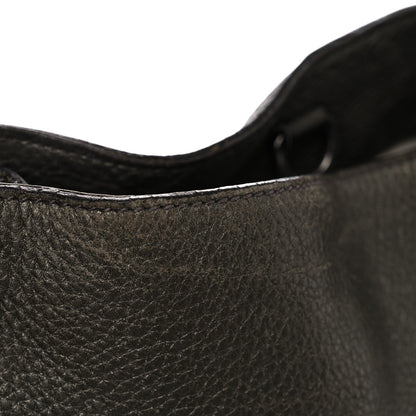 Gucci Metallic Pebbled Calfskin Medium Soho Chain Shoulder Bag Sasso 15 of 36