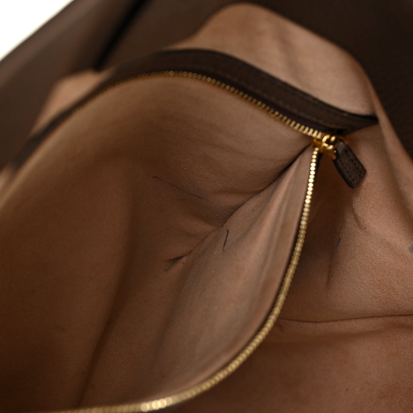 GG Supreme Monogram Medium Ophidia Shopping Tote Brown