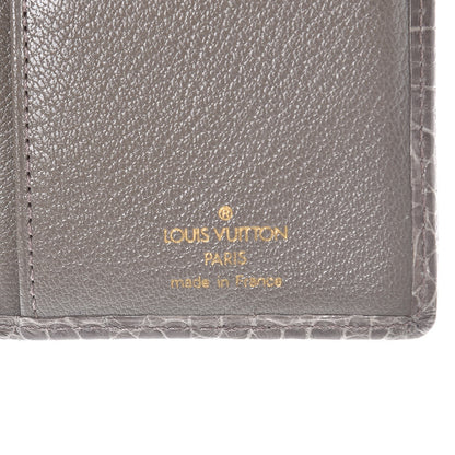 Louis Vuitton Alligator Brazza Wallet Gris 6 of 8