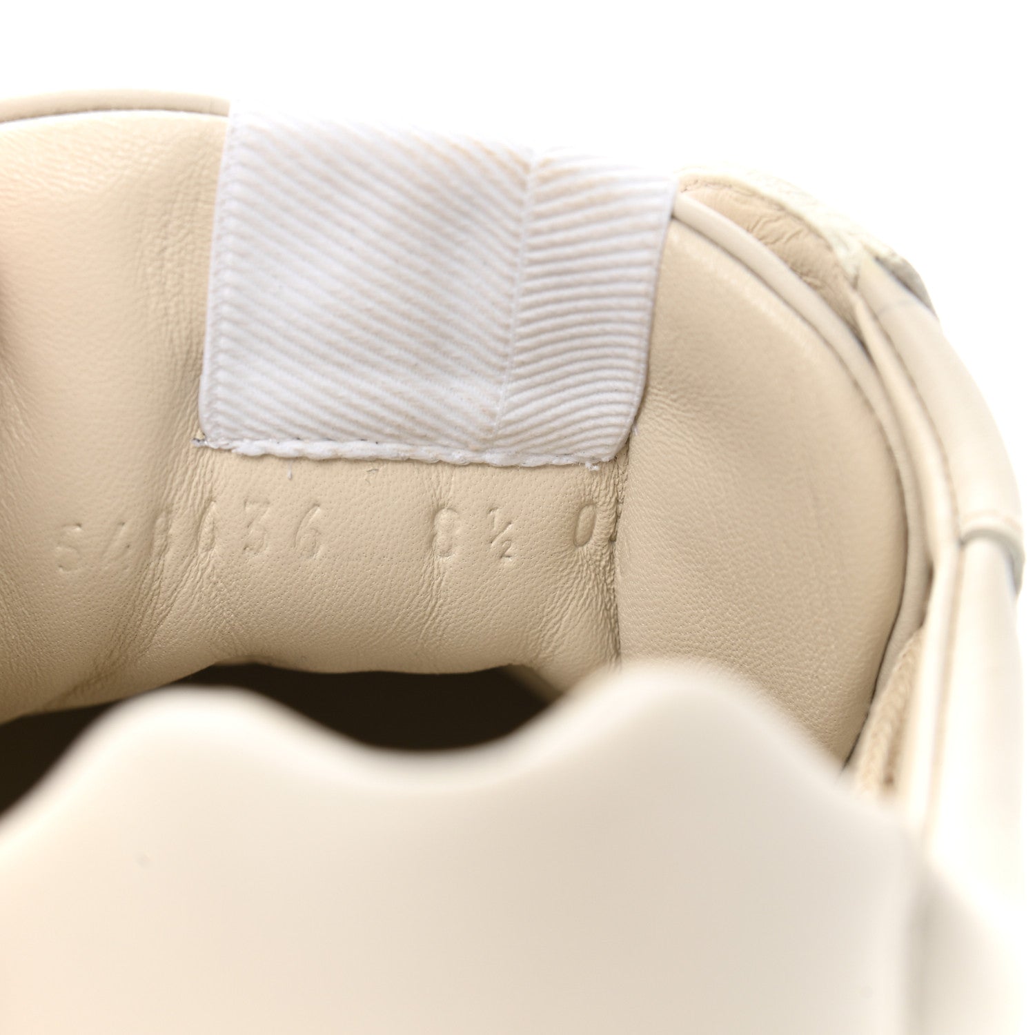Gucci Calfskin Interlocking G Star Mens Rhyton Sneakers 8.5 Mystic White 8 of 9