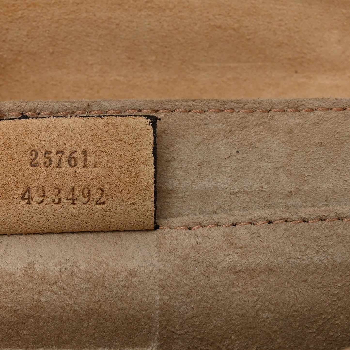 Patent Guccissima Mini Mayfair Bag Beige