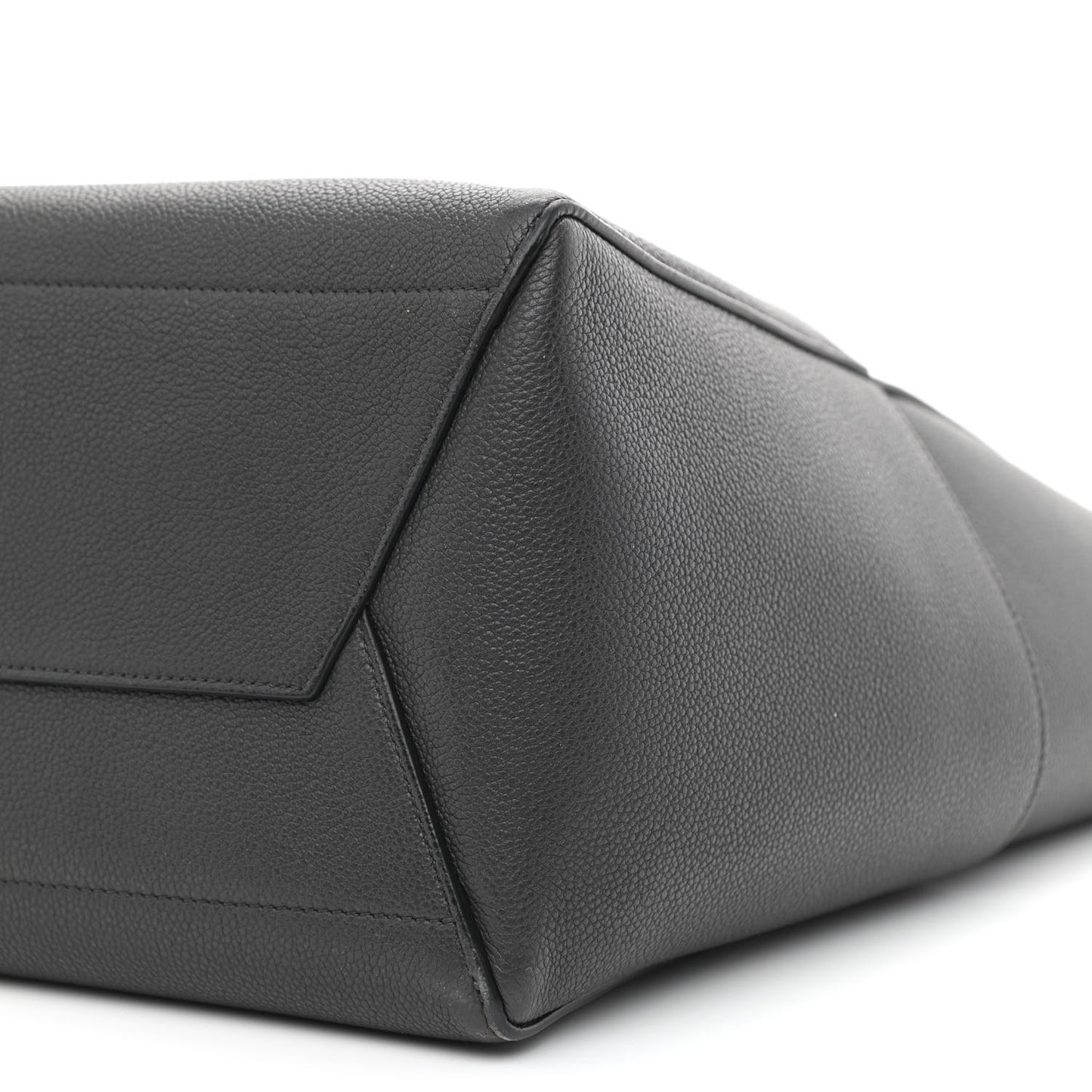 Soft Grained Calfskin Sangle Bucket Bag Anthracite