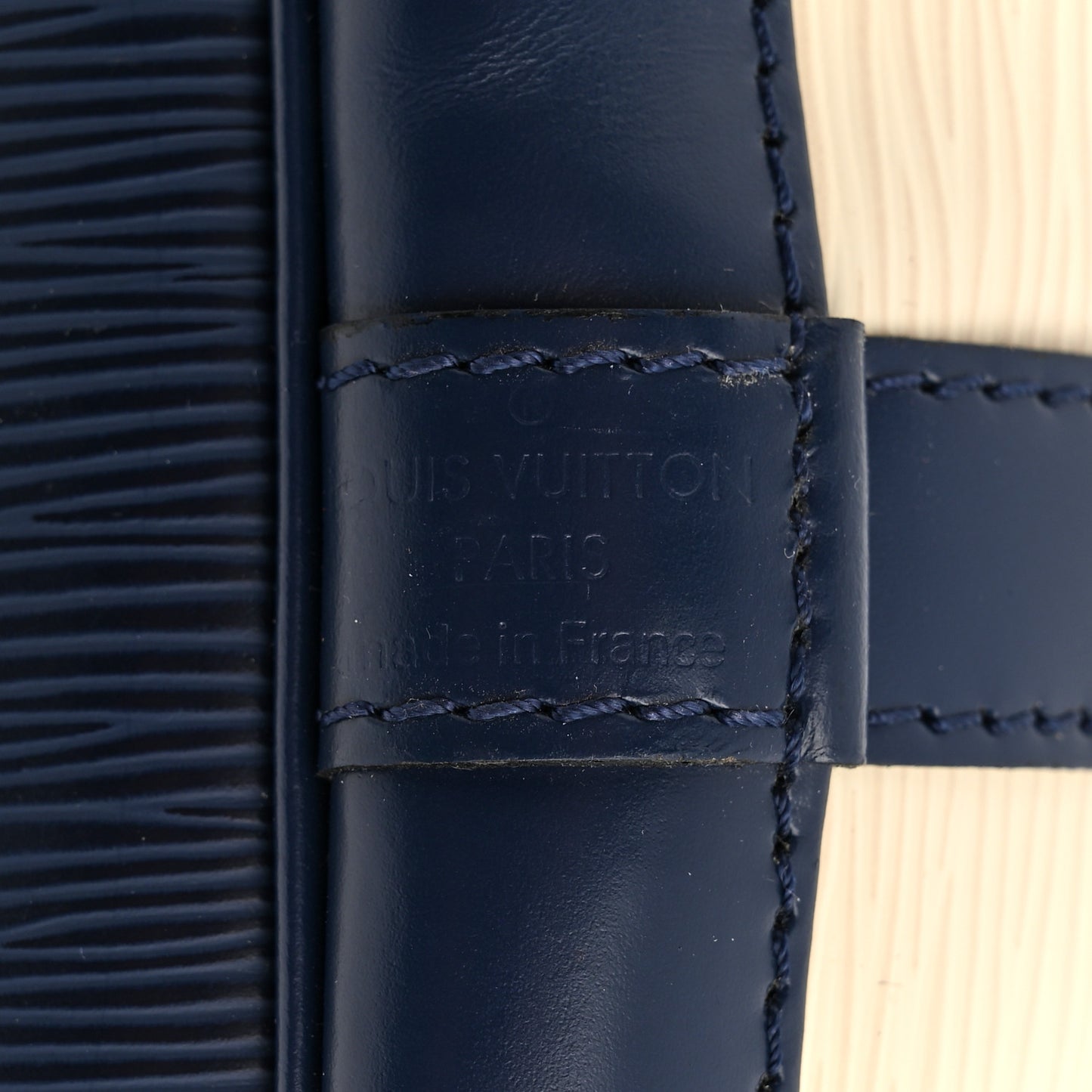 Epi Petit Bi-Color Noe Ivory Indigo