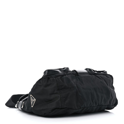 Prada Nylon Saffiano Vela Messenger Bag Black 4 of 10