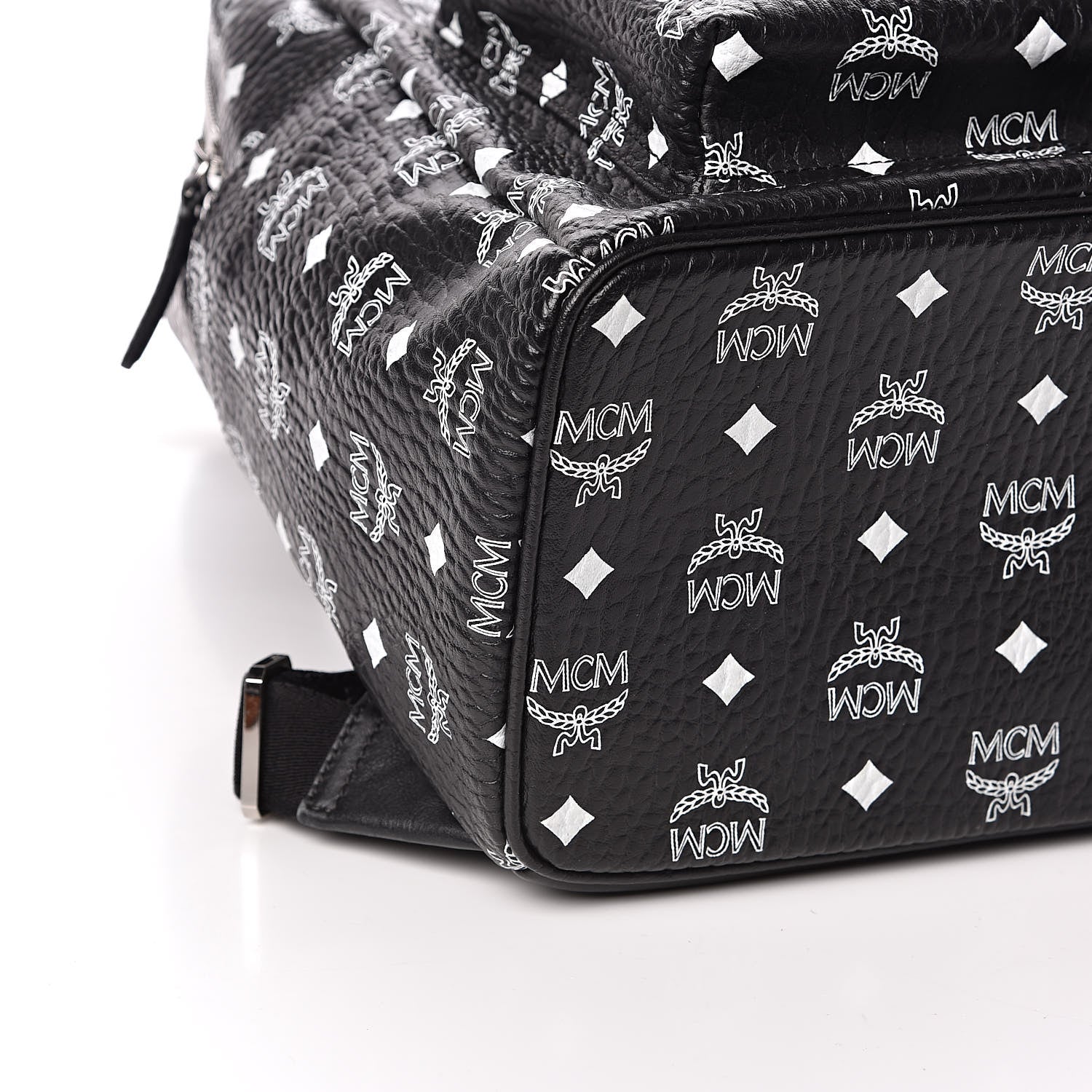 MCM Visetos Medium Stark Backpack Black 8 of 10