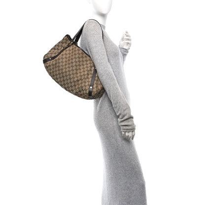 Gucci Monogram Medium Abbey Shoulder Bag Dark Brown 2 of 14