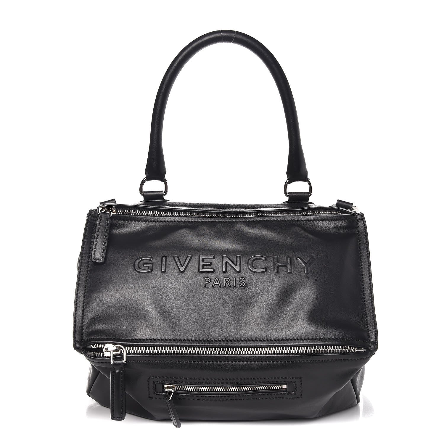 Givenchy Calfskin Logo Embossed Medium Pandora Black 1 of 8