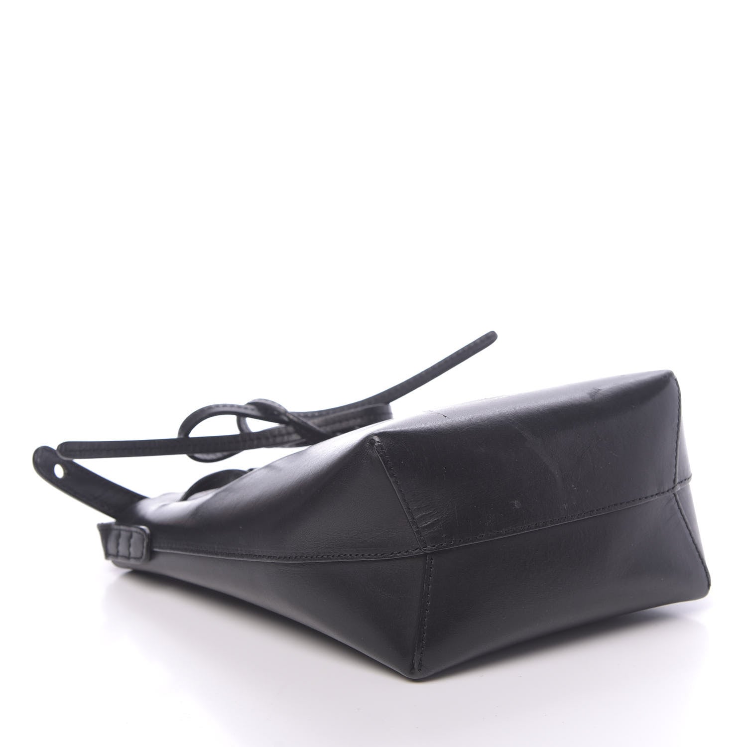 Mansur Gavriel Calfskin Mini Mini Bucket Bag Black Flamma 4 of 12