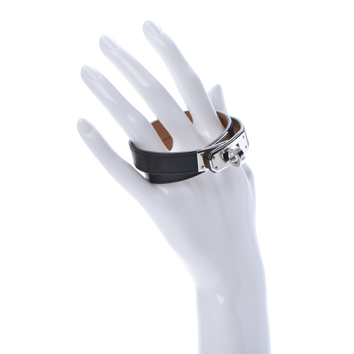 Box Kelly Double Tour Bracelet M Black