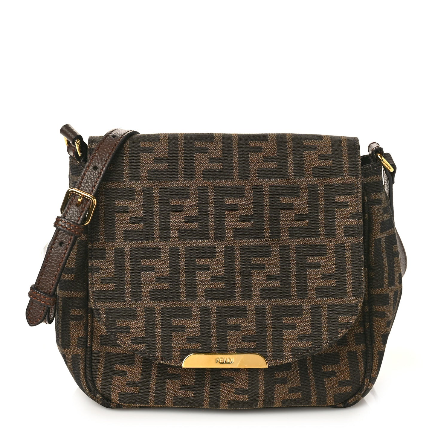 Zucca Vitello Artic Small Messenger Bag Tobacco Castagna