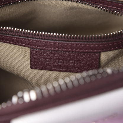 Givenchy Sugar Goatskin Mini Tri-Color Antigona Burgundy Pink White 7 of 10