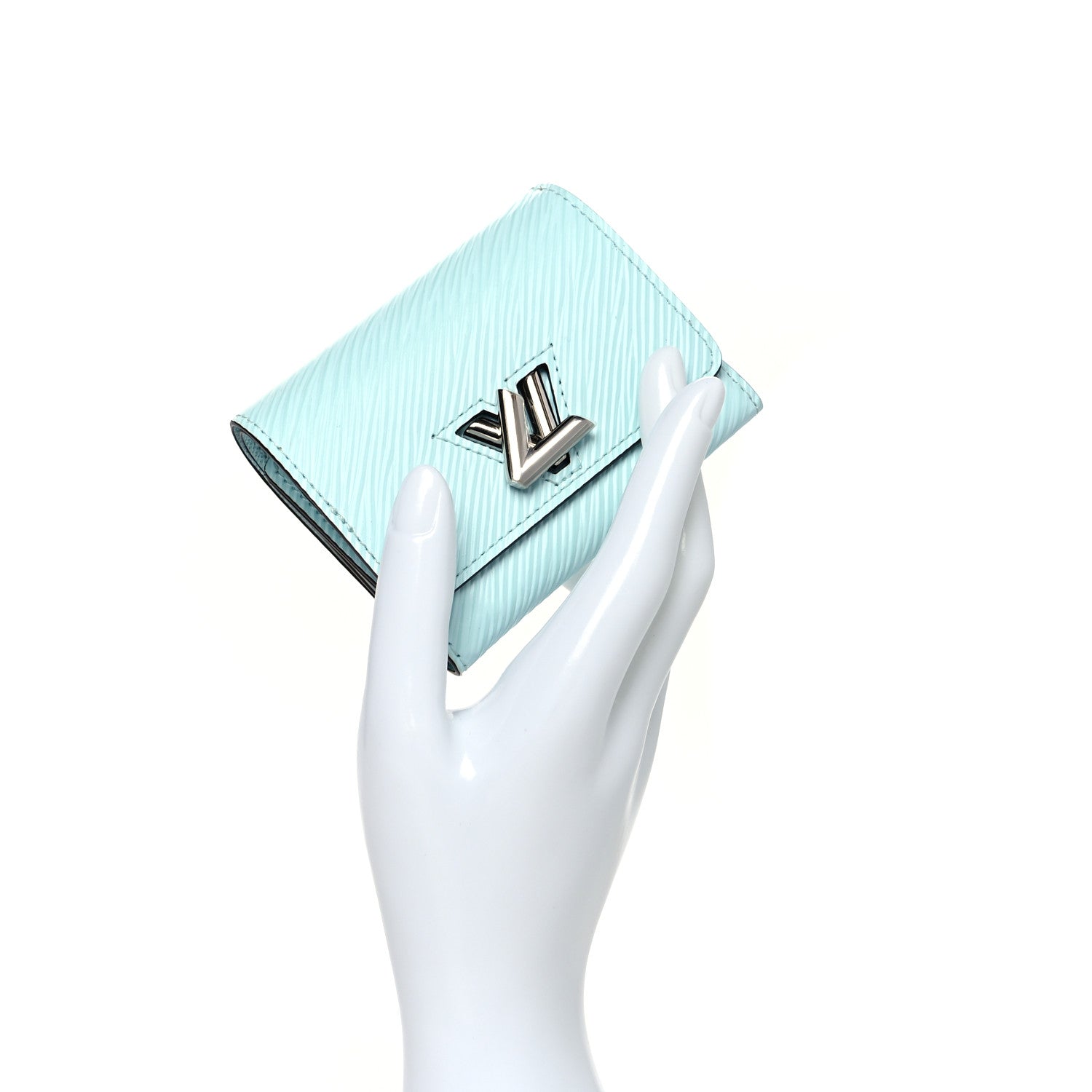 Louis Vuitton Epi Twist Compact Wallet Seaside 2 of 10