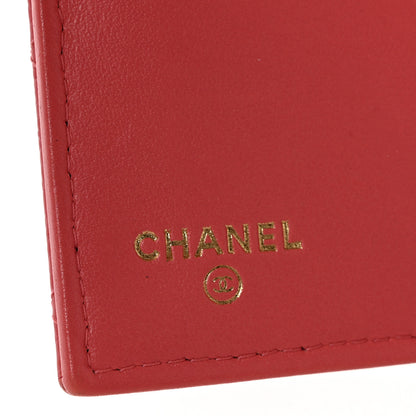 Chanel Metallic Caviar Quilted Medium Flap Wallet Pink 6 of 12
