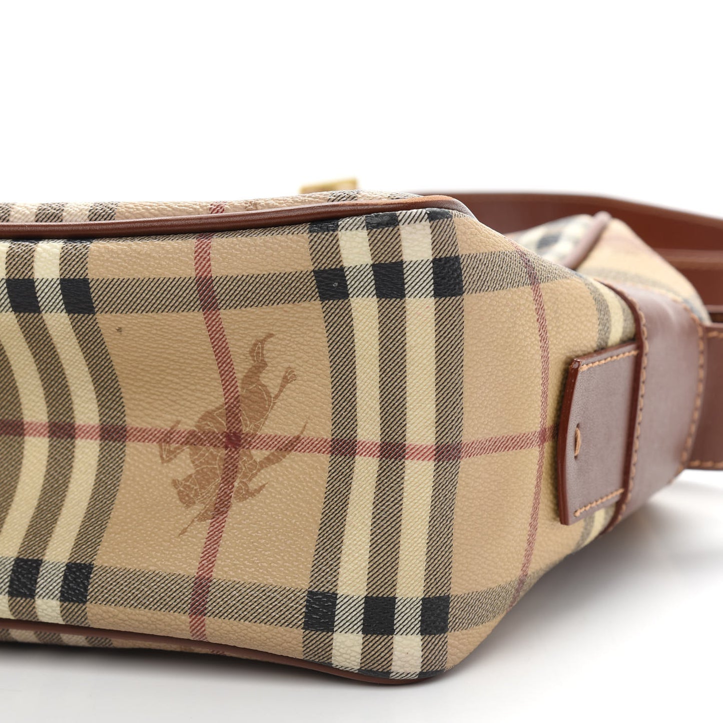 Haymarket Check Crossbody Bag Brown
