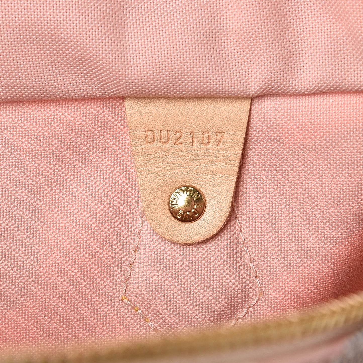 Damier Azur Tahitienne Speedy Bandouliere 30 Rose Ballerine