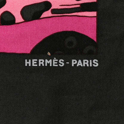Hermes Cashmere Silk Grands Fonds Detail Shawl 140 2 of 4