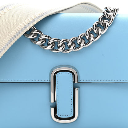 Marc Jacobs Calfskin The J Marc Shoulder Bag Air Blue 8 of 13