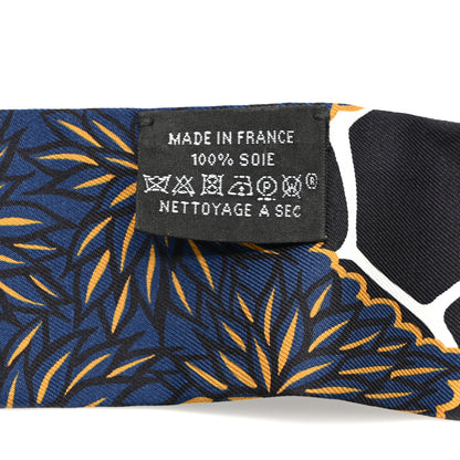 Hermes Silk The Three Graces Twilly Black Gold Taupe 3 of 4