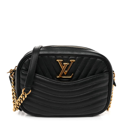Louis Vuitton Calfskin New Wave Camera Bag Black 1 of 12