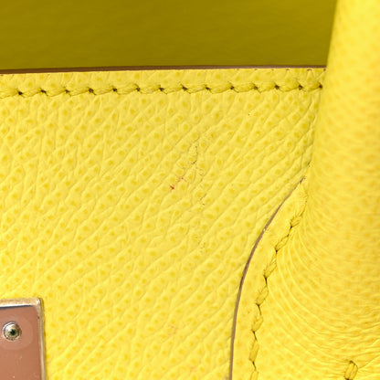 Hermes Epsom BIRKIN 30 Lime 14 of 20