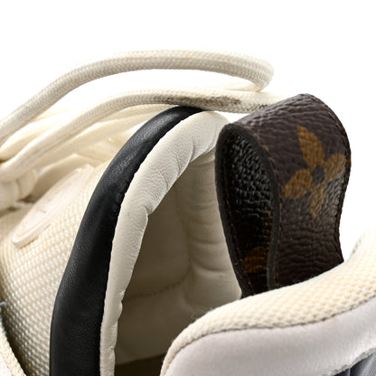 Louis Vuitton Calfskin Technical Nylon LV Archlight Sneaker 38.5 White Orange 10 of 12