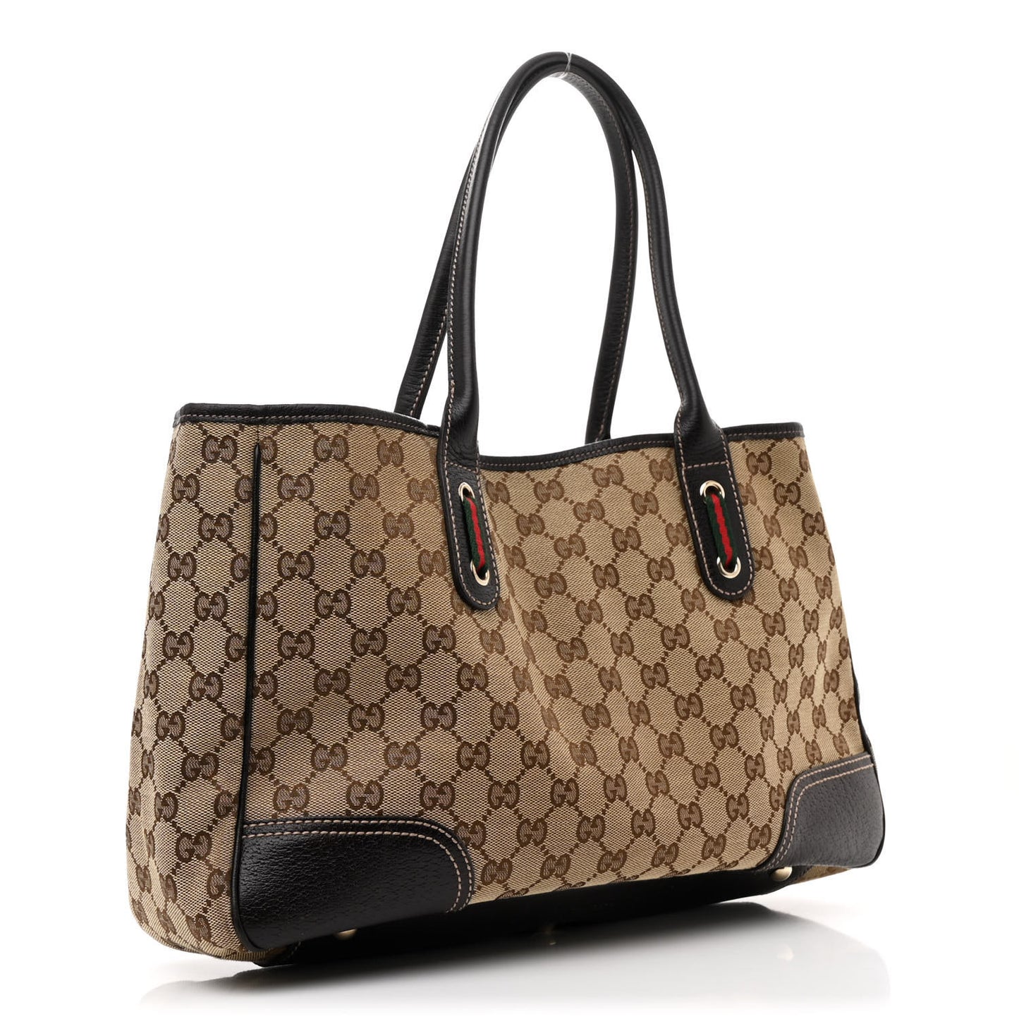 Monogram Medium Princy Tote Dark Brown