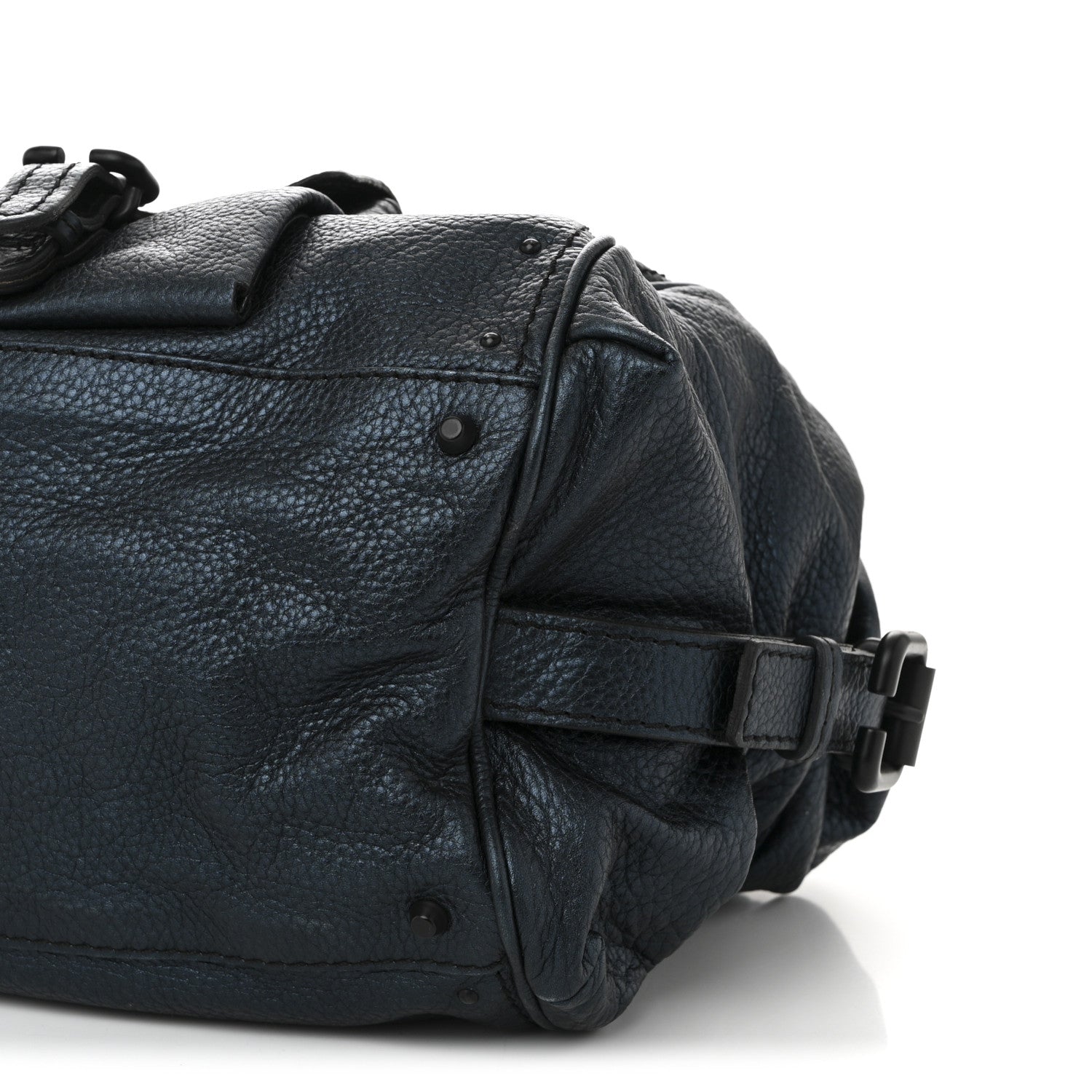 Chloe Calfskin Paddington Front Pocket Tote Bleu Nuit 10 of 10