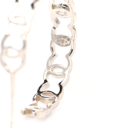 Chanel Metal CC Hoop Earrings Gold 6 of 7