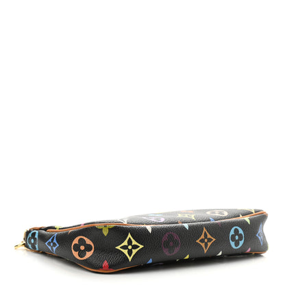 Louis Vuitton Monogram Multicolor Pochette Accessories Black 4 of 10